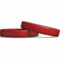 Silicone Wristband Manufcturer: cardinal Red color