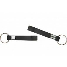 printed wristband key chain black 13mm